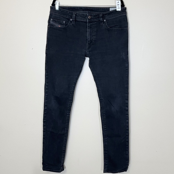 Diesel Thavar Slim Skinny Jeans - Men's Size 33*32 - Black - Picture 1 of 13